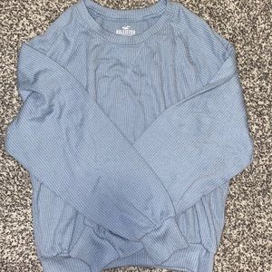 Hollister Blue Ribbed Sweater